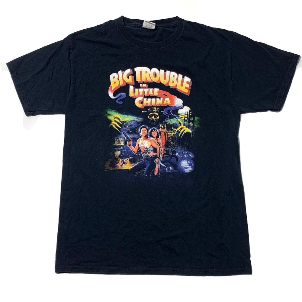 Big Trouble Little China Movie Mens M Silk Screen Good Quality Kurt Russell